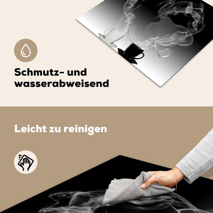 KitchenYeah© Herdabdeckplatte Einteilig Ceranfeld Abdeckplatte Küche Deko Ceranfeldabdeckung Herdabd