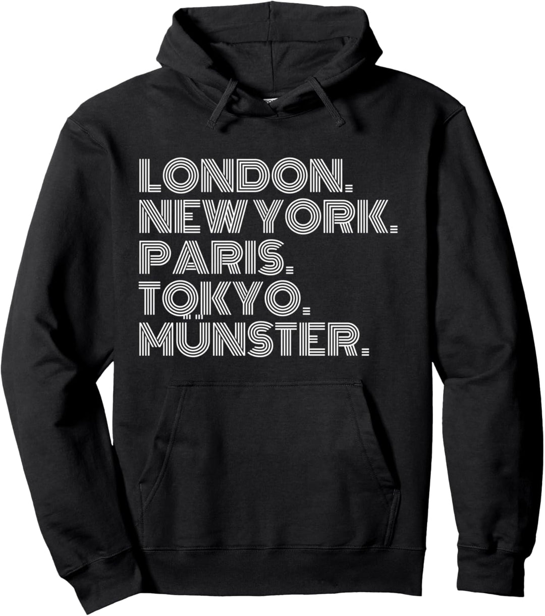 Münster Stadt Metropole Heimat Region Pullover Hoodie