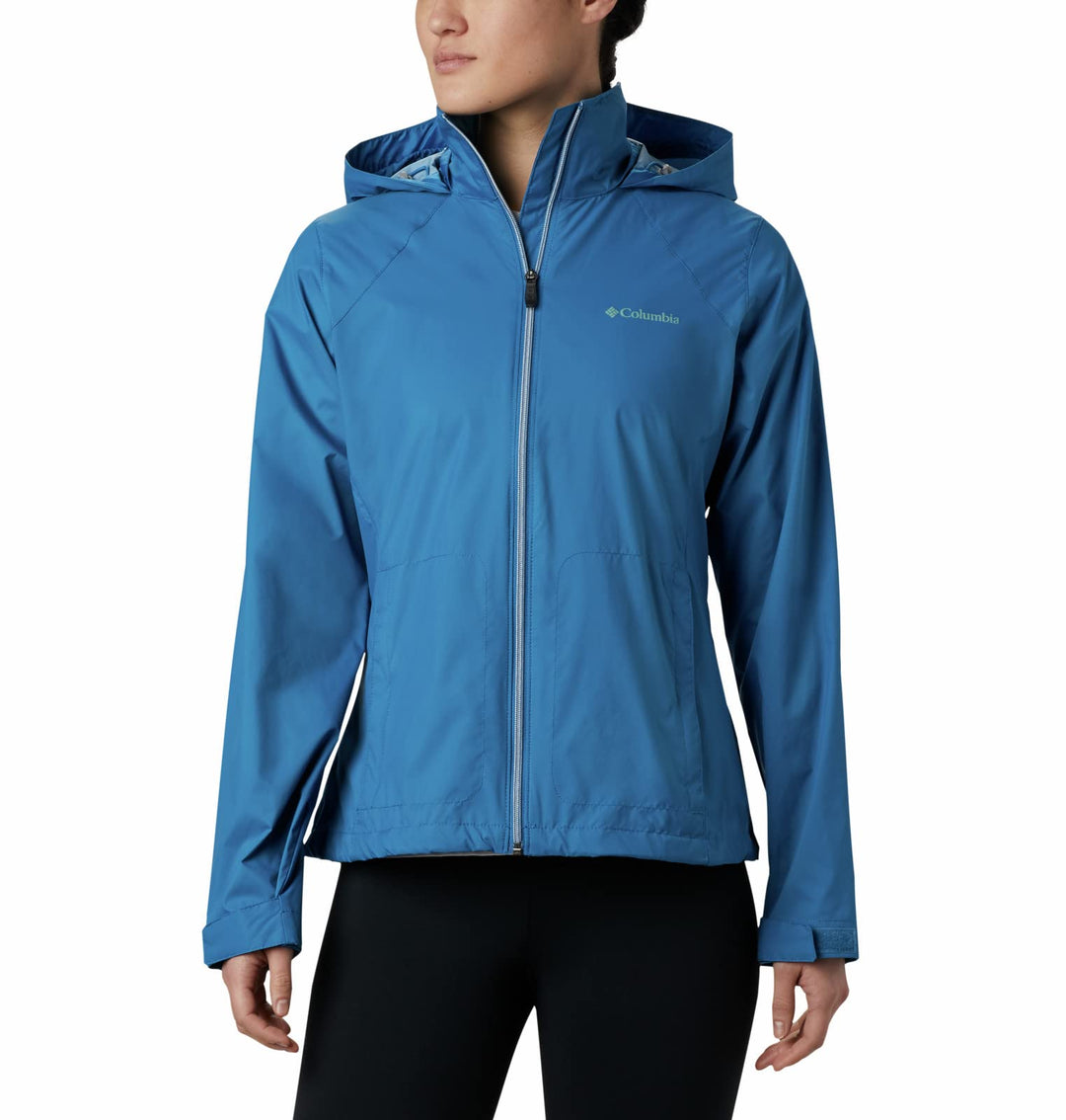 Columbia Damen Switchback III Jacket Wasserdichte Regenjacke (1er Pack) XL Dunkler Pool, XL Dunkler
