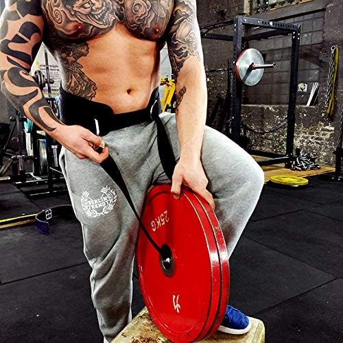Strength Shop Dip-Gürtel mit Strapazierfähiger Nylonschlaufe und Zwei Ösen