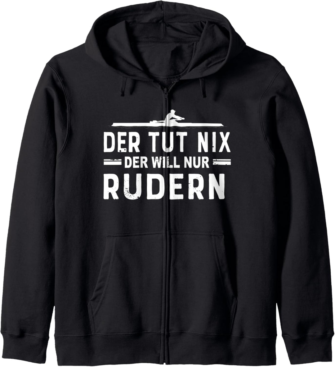 Der tut nix der will nur rudern - Männer Rudersport Kapuzenjacke