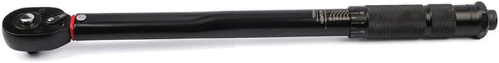Drehmomentschlüssel, 10 mm (3/8"), 19-110 Nm, Schwarz Drehmoment-Schlüsse - Gesamtlänge: 370 mm, 3/8