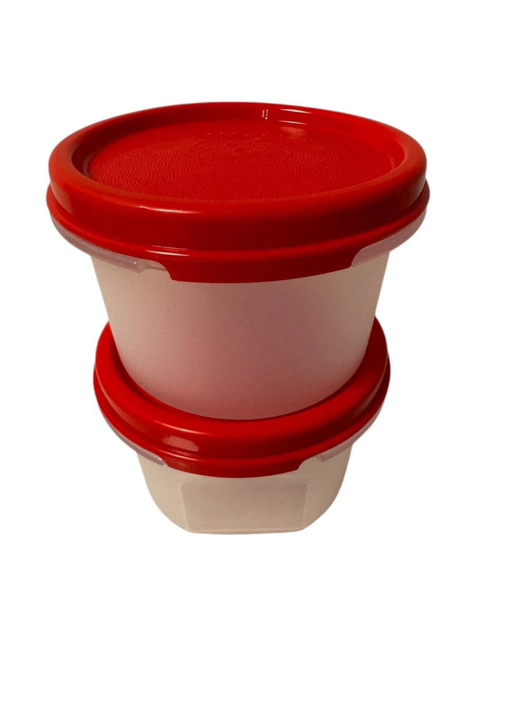 Tupperware Smidgets Behälter klein Mini Eidgenossen 200ml mit Deckel 2 Stück Set Smidgets Wichtel ro