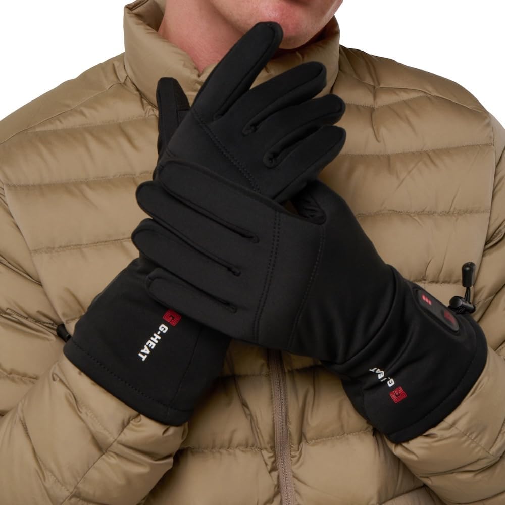 G-HEAT – Beheizbare Handschuhe für Herren &amp; Damen mit Akku | Wasserabweisend, Winddicht, Silikon-Gri