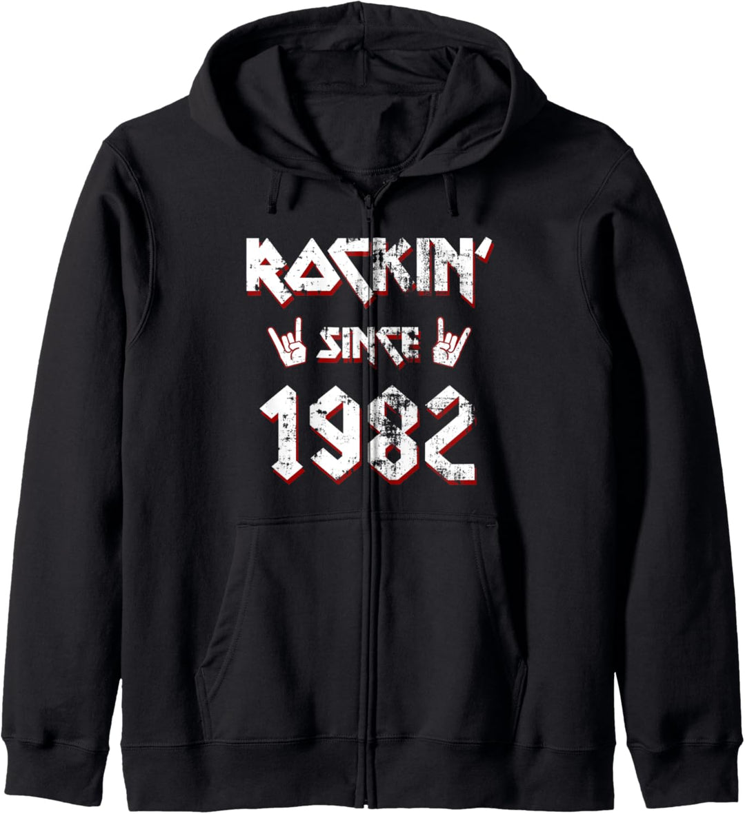 Rockin Since 1982 40 Jahre Alt Geburtstagsgeschenk Kapuzenjacke