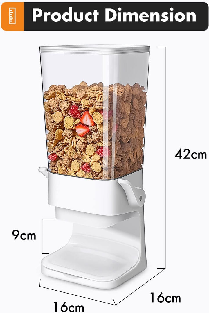 Tokokimo Müslispender, Zerkleinert Keine Cerealien Beim Ausgeben, Wandmontage Cereal Dispenser für C
