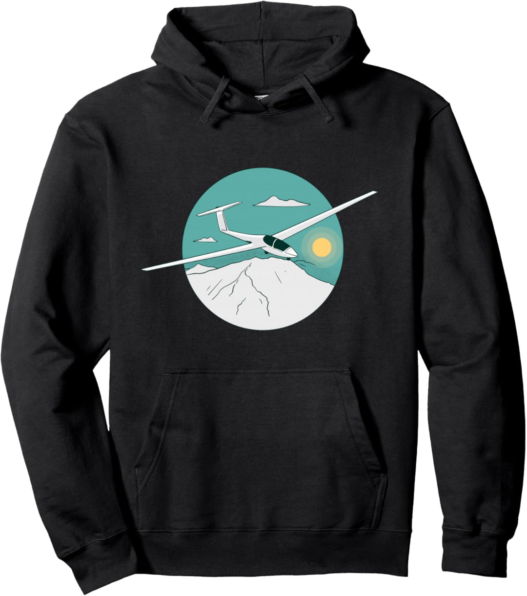 Segelflugzeug Gleitflugzeug Pilot Segelfliegen Pullover Hoodie