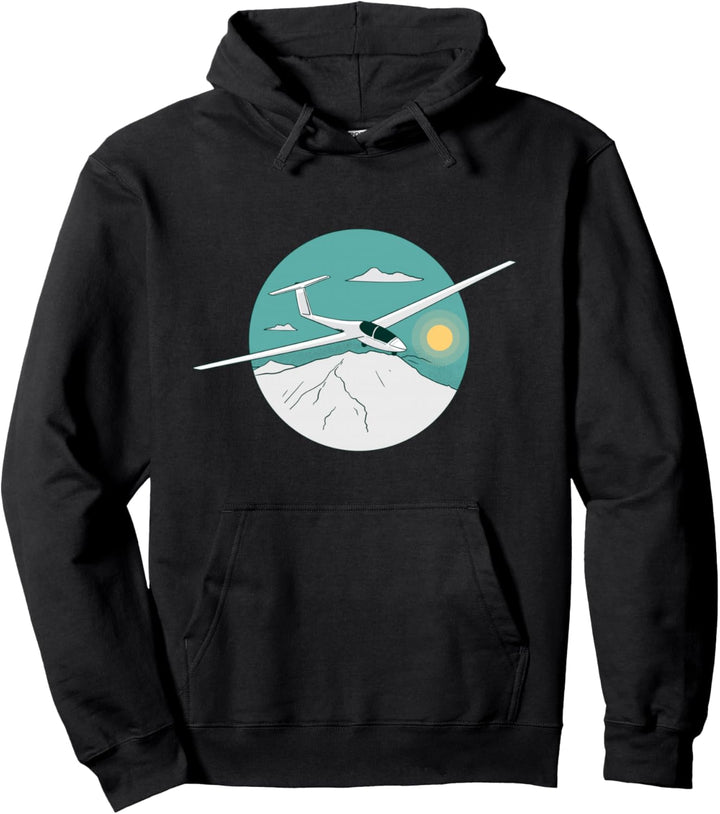 Segelflugzeug Gleitflugzeug Pilot Segelfliegen Pullover Hoodie
