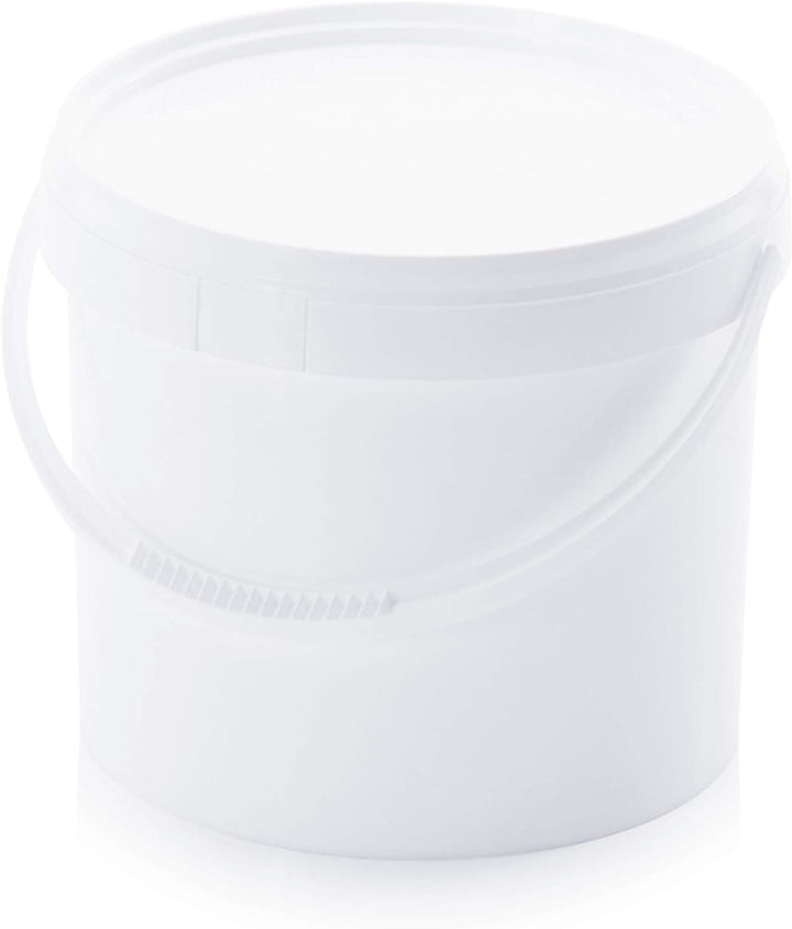 MARKESYSTEM – Hermetisch Catering – Packung mit 5 x 8,6 l – Eimer aus Kunststoff mit Deckel – stapel