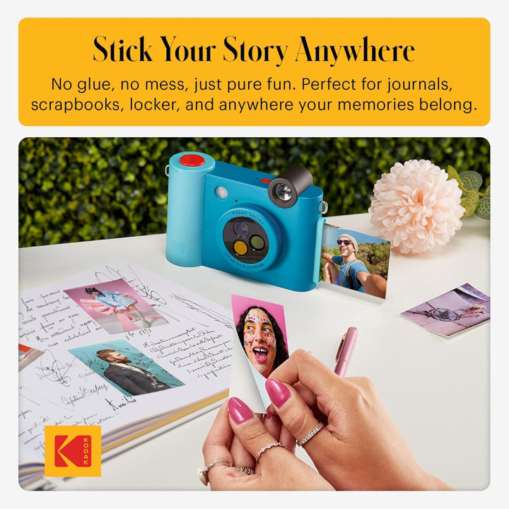 KODAK Smile+ 2-in-1 Digitale Sofortbildkamera & Bluetooth Fotodrucker Starterpaket + Deluxe Tasche +