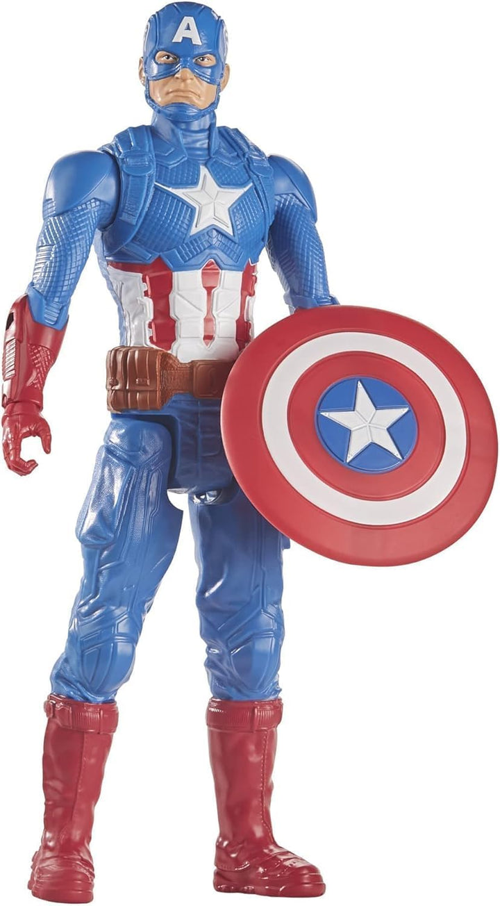 Avengers Captain America (Actionfigur 30 cm mit Titan Hero Blast Gear) Kapitän Amerika, Kapitän Amer