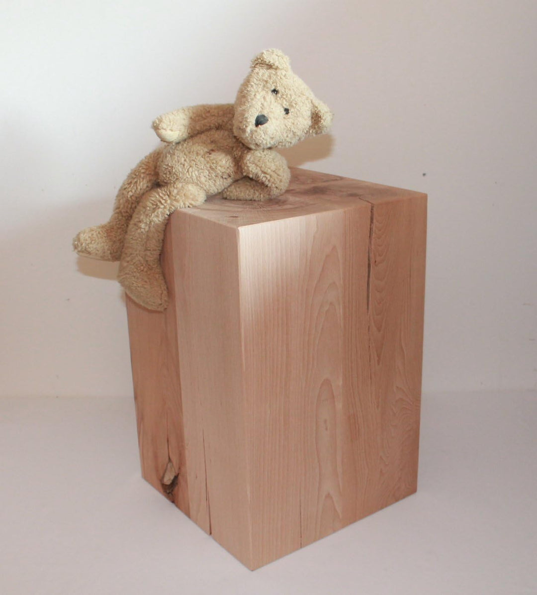 AAF Nommel®, Sitzblock Massiv Holz Block Sitzhocker Buche 45 x 30 x 30 cm Nr. 01