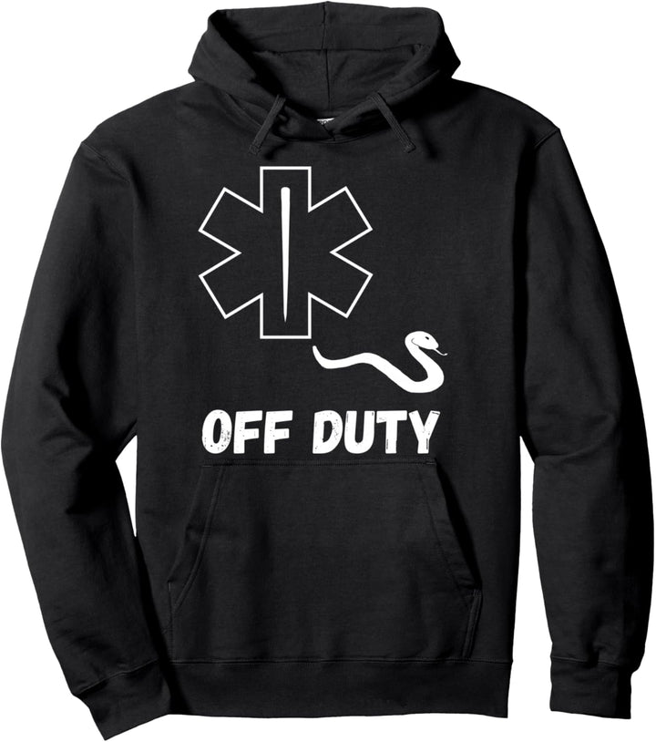 Sanitäter Off Duty Ausser Dienst Rettungsdienst Ambulanz Pullover Hoodie