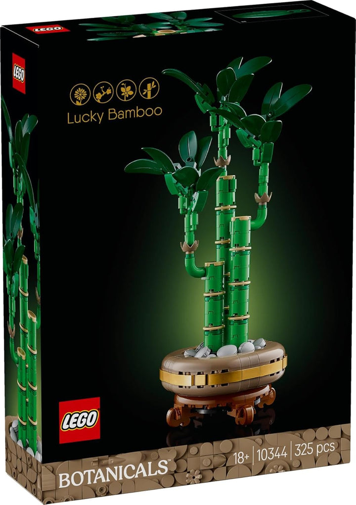 LEGO Botanicals Glücks-Bambus, Kunstpflanze - Bauset für Erwachsene - Geschenk für Einweihungspartys