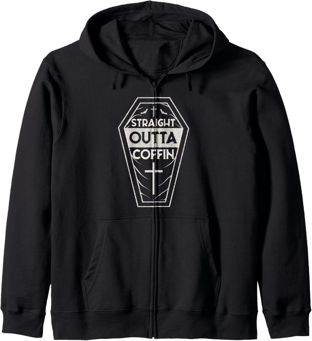 Spooky Halloween Costume Straight Outta Coffin Vampire Funny Kapuzenjacke