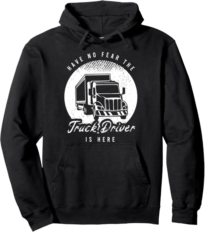 Lkw-Fahrer Spruch mit Lastwagen Grafik für einen Trucker Pullover Hoodie