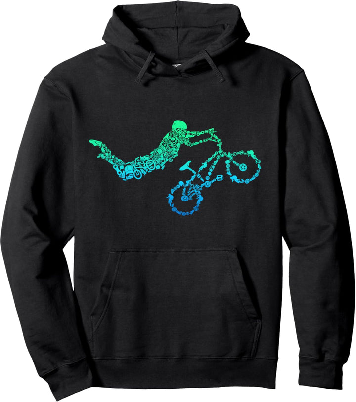 BMX Stunt Dirt Bike Freestyle Fahrer Kinder Jungen Pullover Hoodie