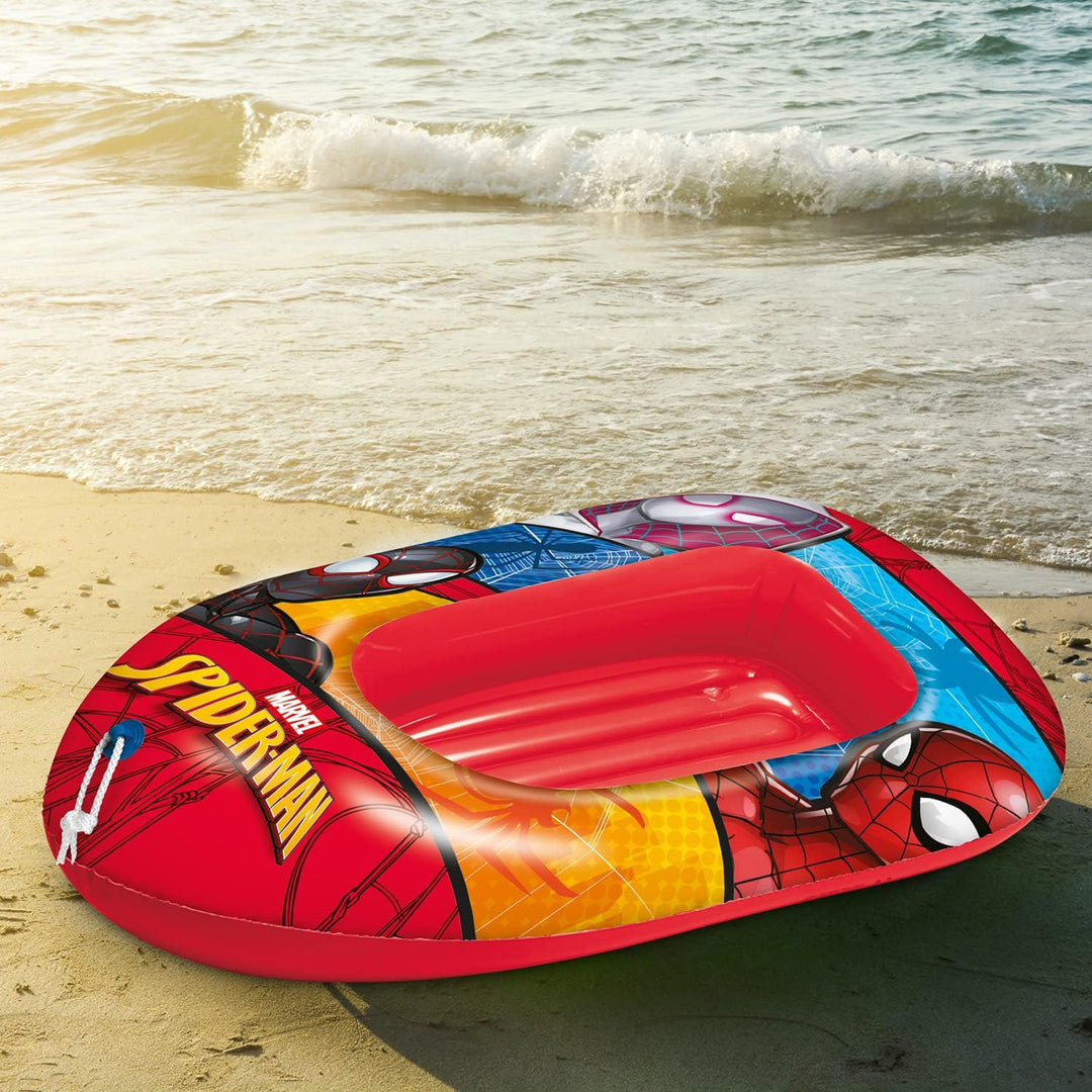 Mondo Toys - SPIDERMAN Boat INFLATED BASE- aufblasbares Schlauchboot / Schlauchboot für Kinder - Grö
