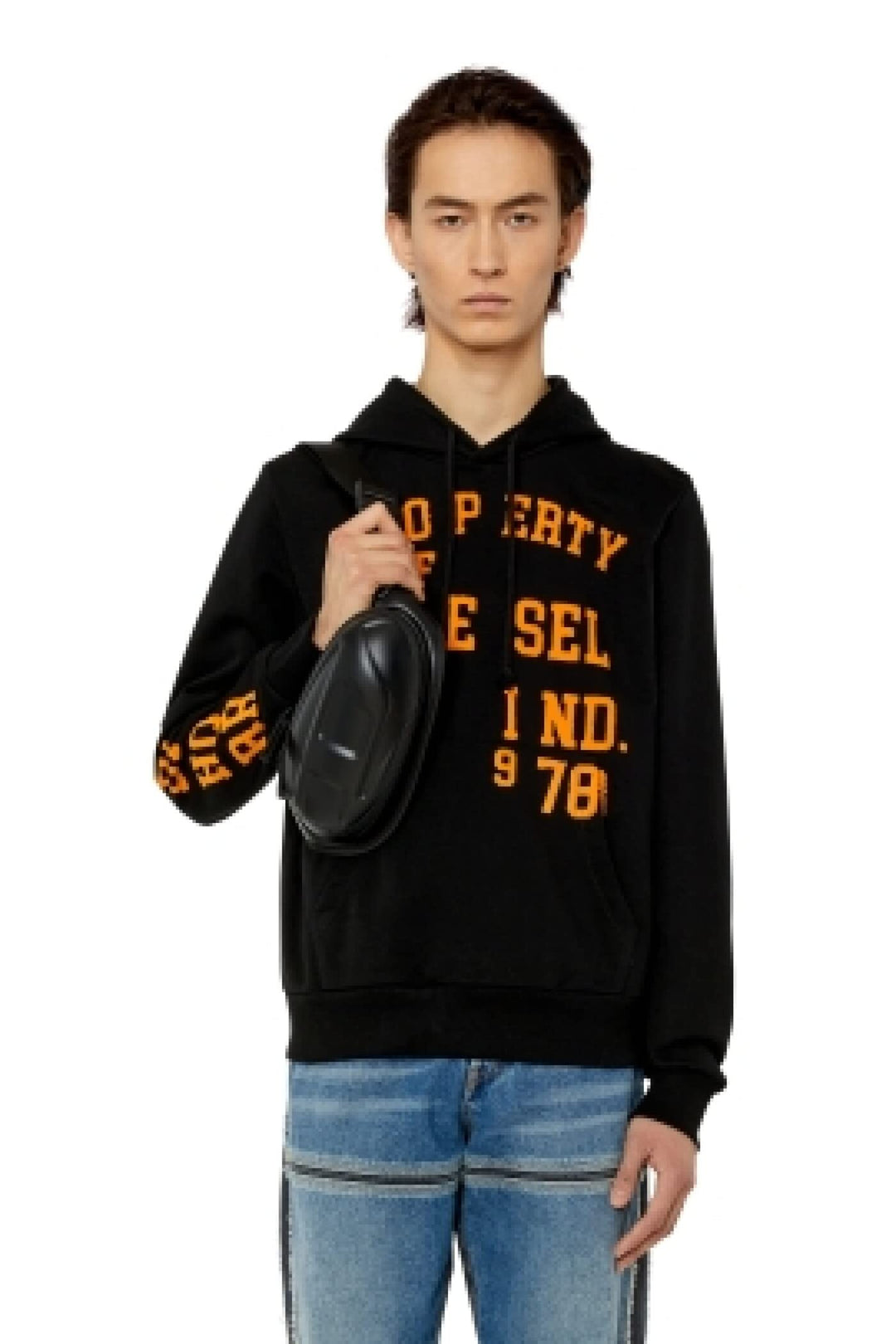 Diesel Herren Sweatshirt M Schwarz, M Schwarz