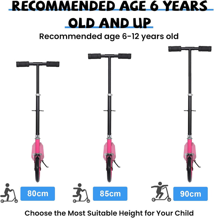 Roller Kinder Scooter, Wheel Scooter, Faltbarer Kinderroller für Kinder ab 5 Jahren, höhenverstellba