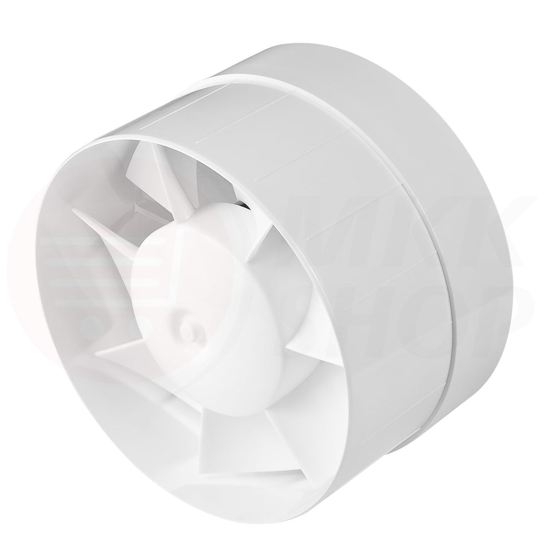 MKK Kanal Rohrventilator Ø 150 mm Kugellager Rohreinschub Ab-Zuluft Lüfter Rohr Ventilator leise Roh