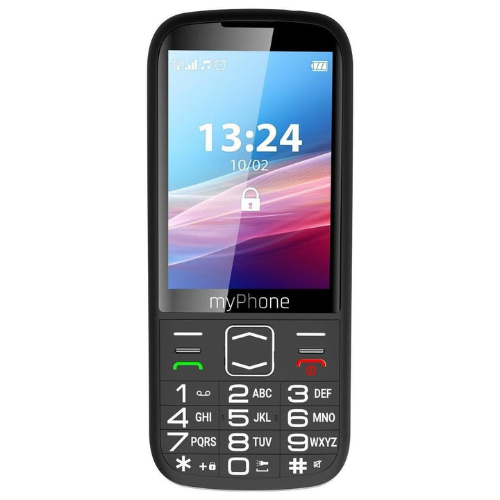 myPhone Halo 4 LTE Tastentelefon für Senioren ohne vertrag seniorhandy, Dual-SIM, grosse Tasten und