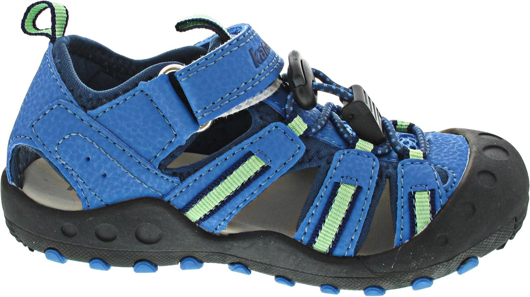 KAMIK Unisex-Kinder Crab Geschlossene Sandalen 25 EU Blue Green, 25 EU Blue Green