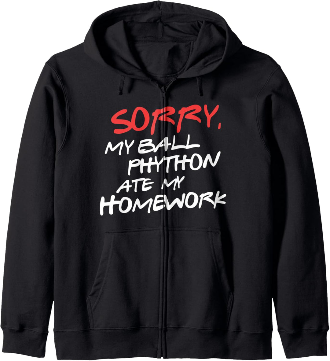 Sorry, My Ball Python Ate My Homework Kapuzenjacke