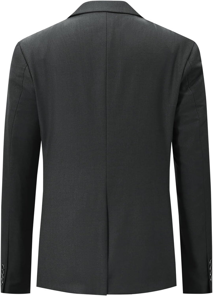 Allthemen Anzug Herren Anzüge Slim Fit 2 Teilig Business Herrenanzug Sakko Hose XXL Grau, XXL Grau
