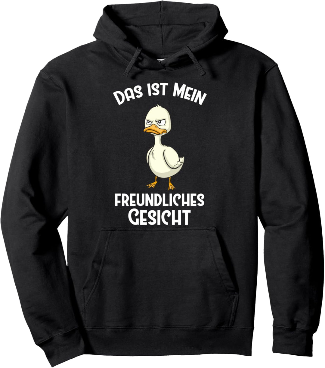 Das ist mein freundliches Gesicht, Miesepeter Pullover Hoodie