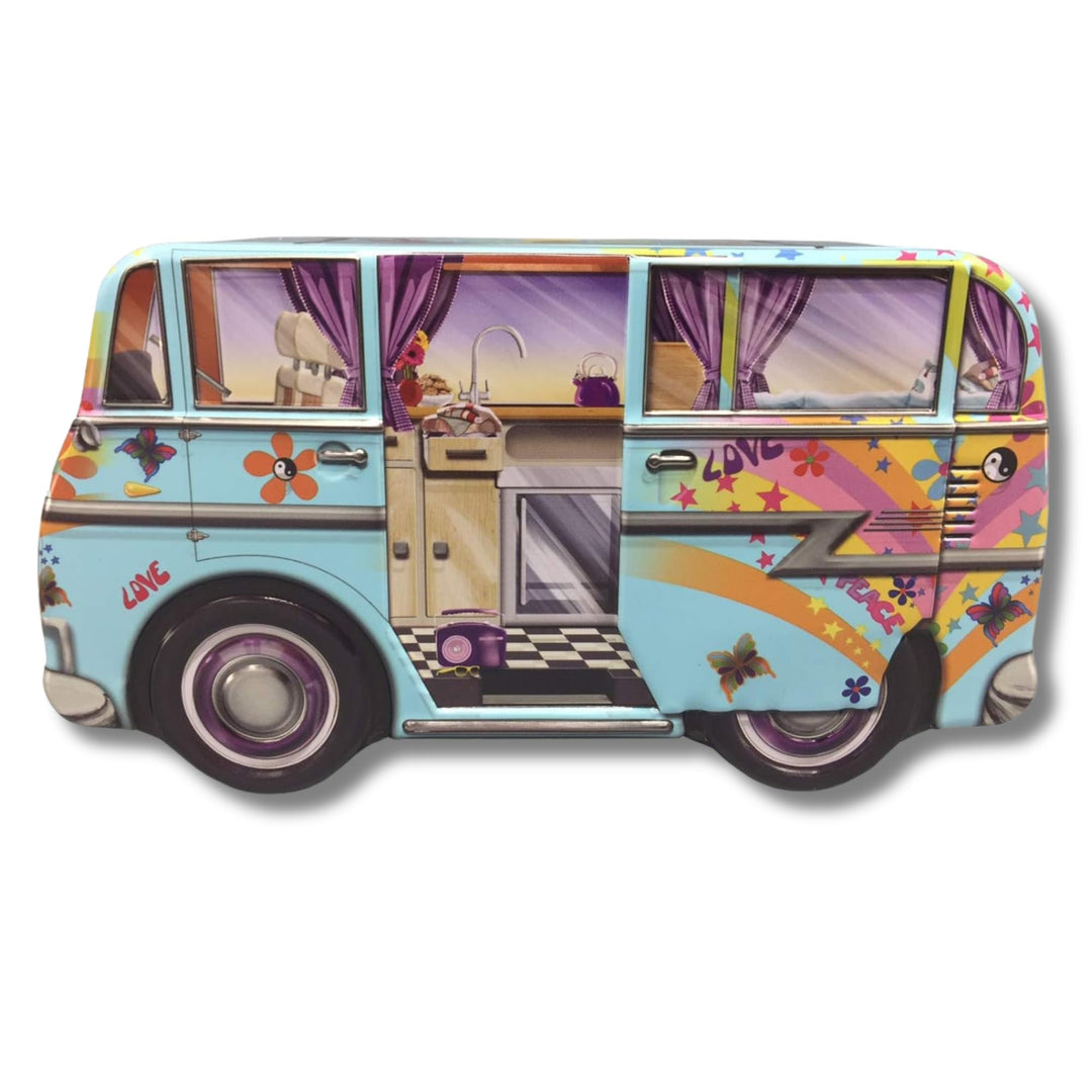 MediMuc Mini Camper Van Hippie- Geschenkdose Design The Silver Crane Company - liebevoll gestaltete