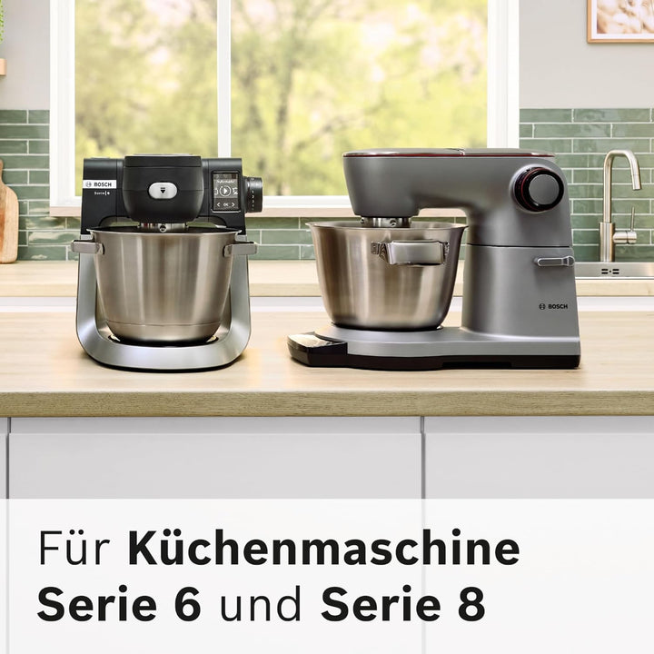 Bosch Zerkleinerer Set MUZS68CG, Zubehör passend für Küchenmaschine Serie 6, Serie 8, OptiMUM, Zerkl