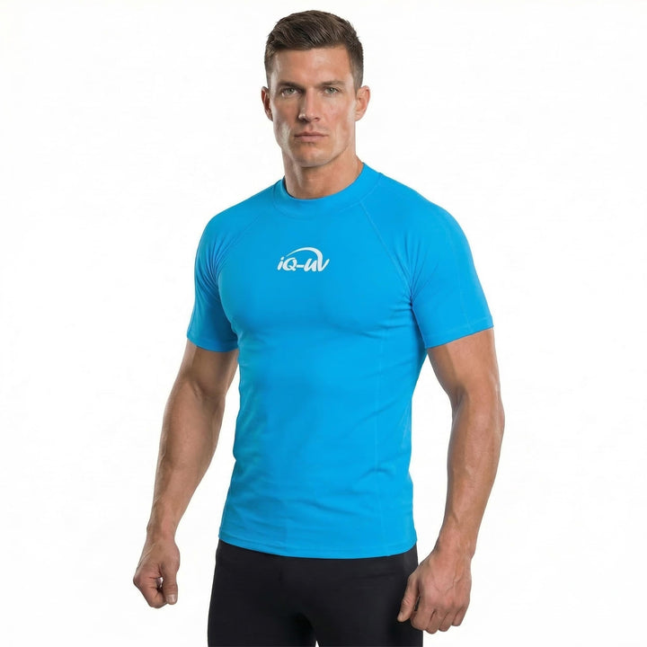iQ-UV Shirt Herren Slim Fit Türkis (Hawaii) M, Türkis (Hawaii) M