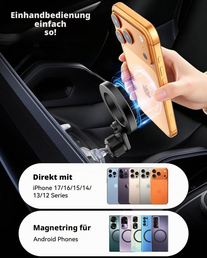 CloudValley Auto Telefonhalter für Lüftung, kompatibel mit 2020-2025 BMW 3er G20, 2022 X3 G01, 2019-