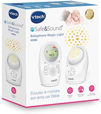 VTech - BM1212 - Babyphone mit Magie-Licht – Babyphone mit Audiofunktion und Projektion