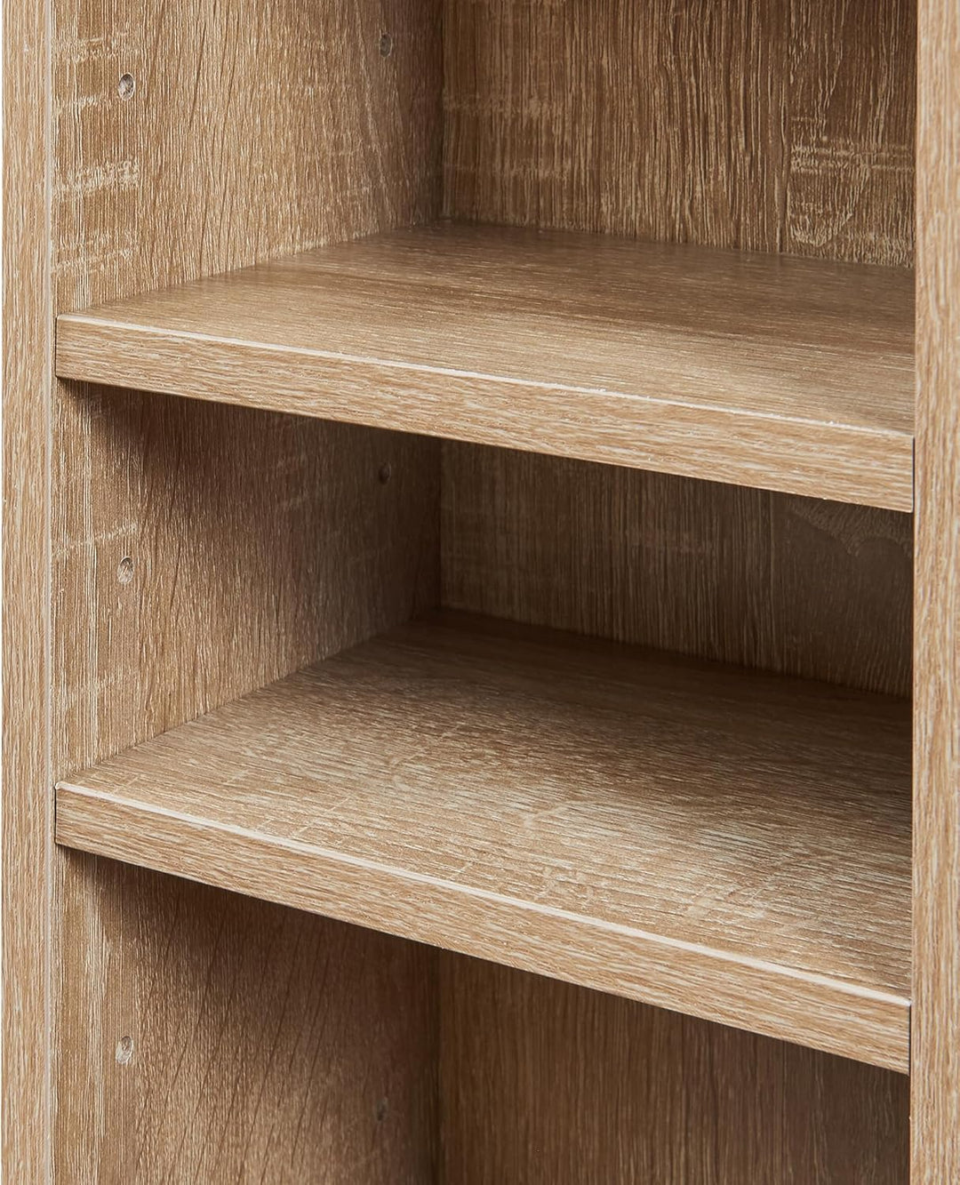 [en.casa] CD Regal Tynset DVD Regal mit 12 Ablagefächern CD Aufbewahrung 175 x 20 x 20 cm Standregal