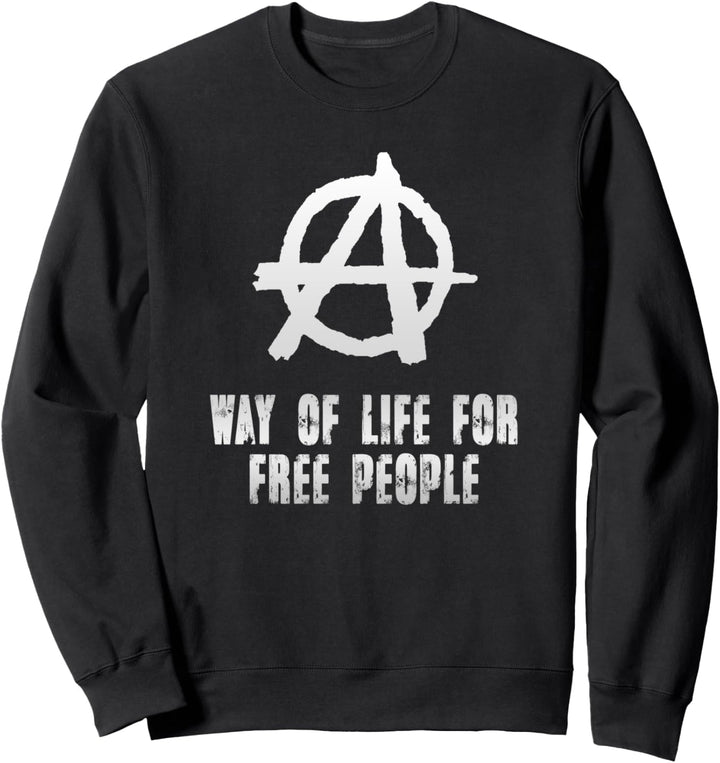 Anarchie Zeichen, Chaos, Punks, Punkrock, Anarchie Sweatshirt