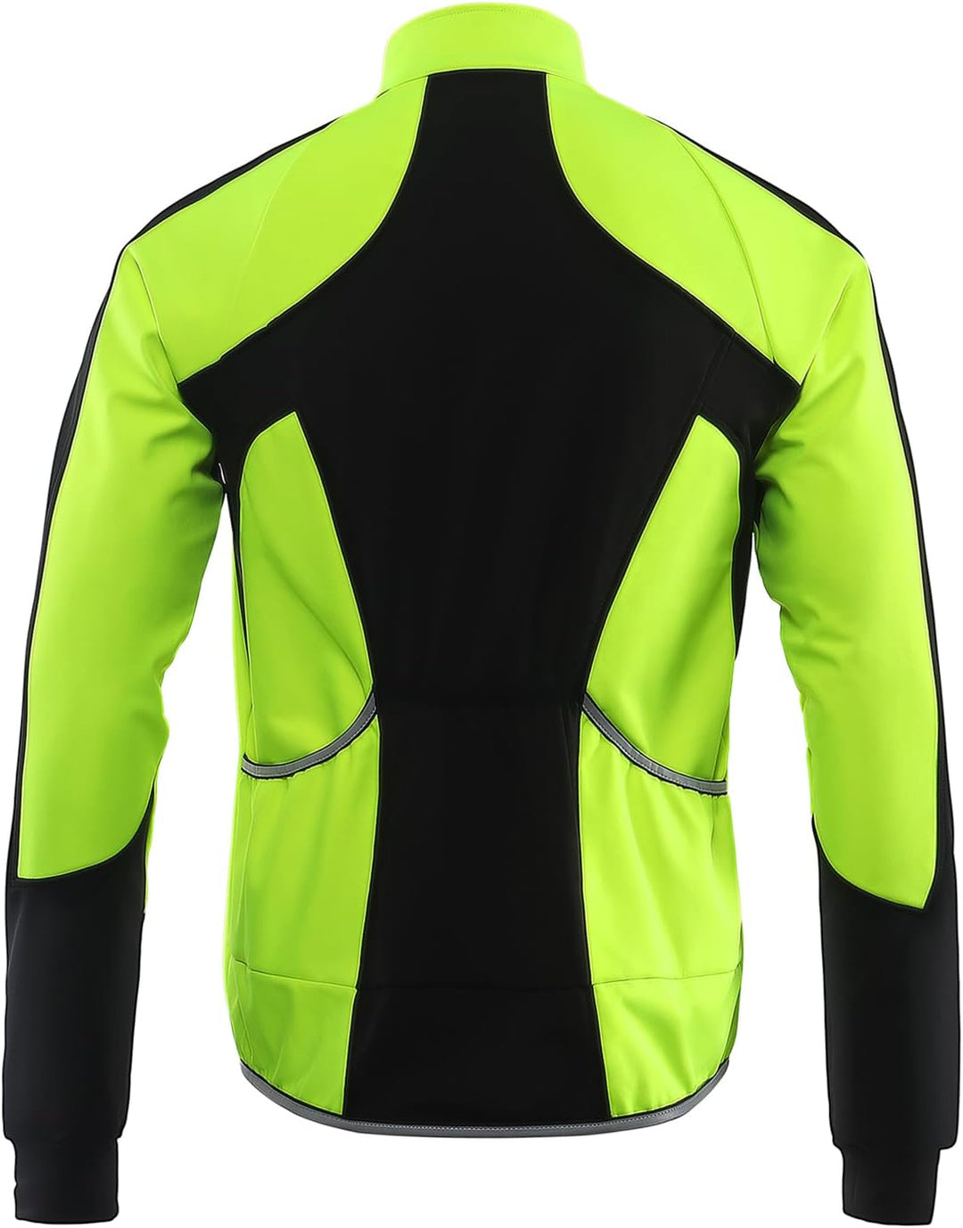 BERGRISAR Herren Fahrradjacke für Winter, Softshell Thermo Winddichte Wasserdicht Atmungsaktiv Radsp