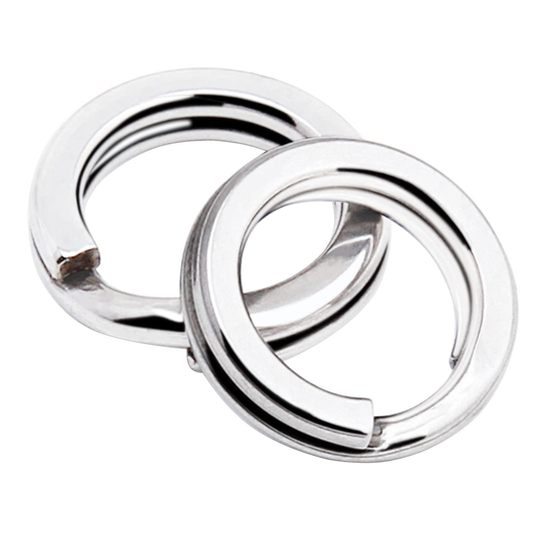 Edelstahl Split Ringe Hochfeste Salzwasser Angeln Ringe Kit Angelköder Anschluss Wirbel Split Ringe