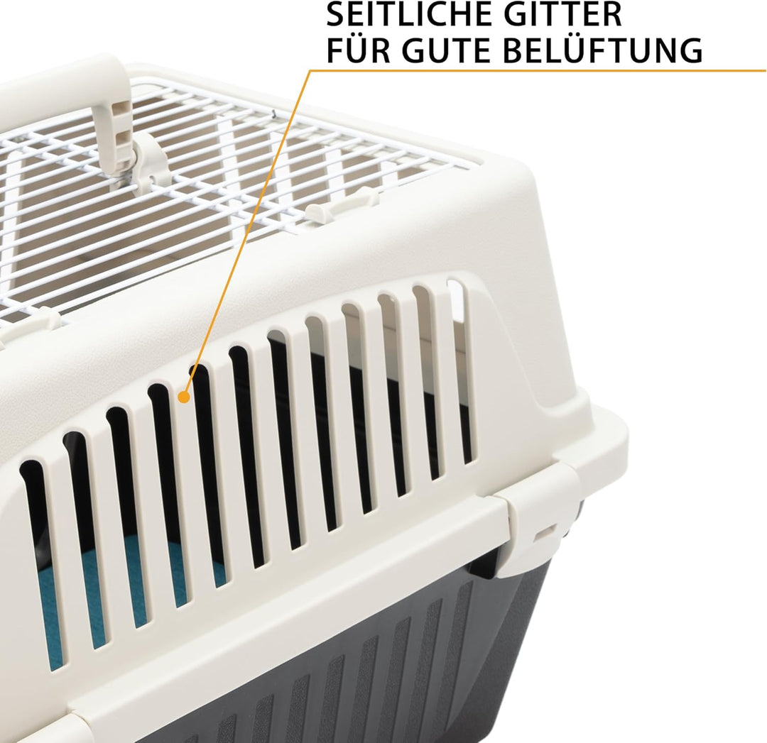 ATLAS OPEN ottima aerazione trasportino Ferplast cani gattti accessori 2 Türe L 58 x B 37 x H 32 cm