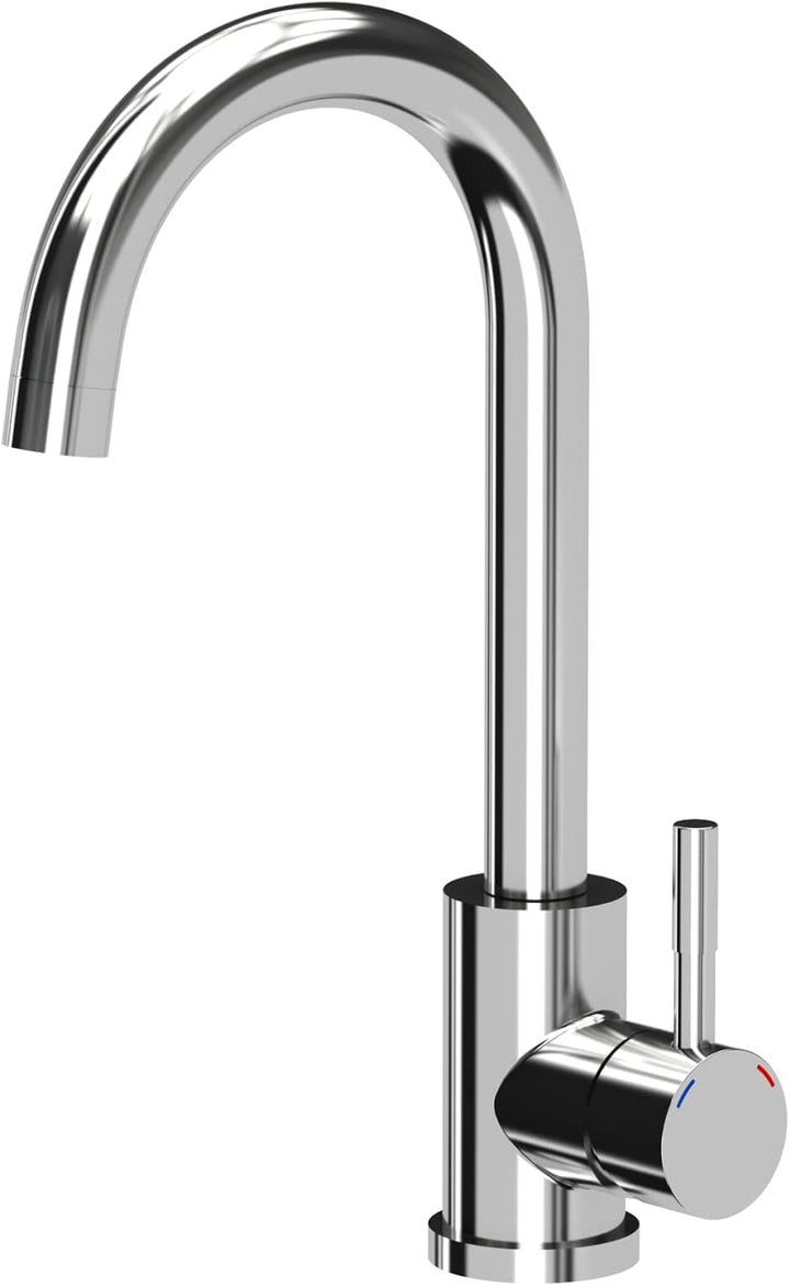 VBChome Spülbecken mit Armatur 100 x 50 cm Einzelbecken Beige Granit Rechteckig Reversibel Einbauspü