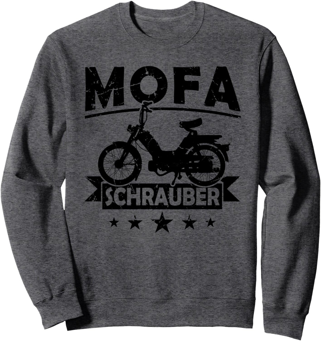 Mofa Schrauber Moped Mofafahrer Mofa Roller Zweitakt 25 km/h Sweatshirt