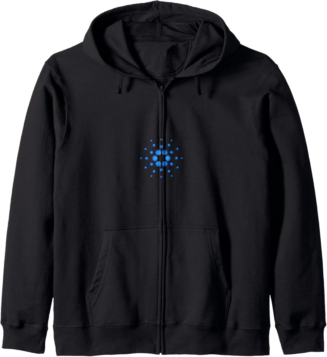 Cardano ADA Crypto Blockchain ADA Cardano Logo Kapuzenjacke