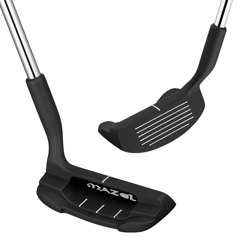 MAZEL Golf Chipper 36 oder 45 Grad Edelstahl Chipper Golf Club für Männer Rechtshänder 45 Degree Bla