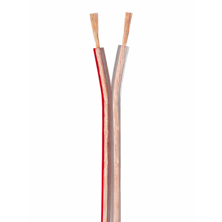 Lautsprecherkabel 100m 2x2,5 mm² Lautsprecher Kabel transparent Boxenkabel Polaritätskennzeichnung 1