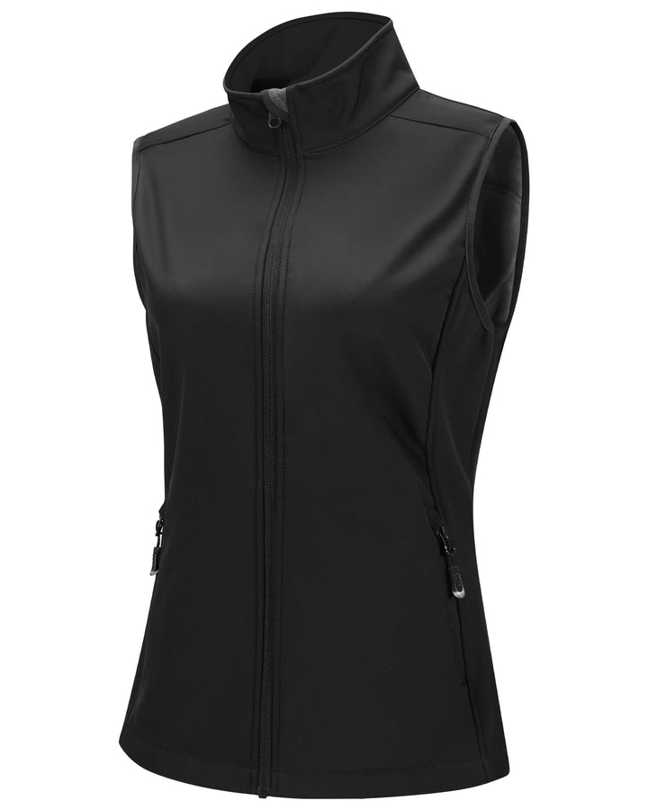 33,000ft Weste Damen Outdoor Leichte Softshell-Weste Ärmellose Jacke Winddichte Fleece Damenweste fü