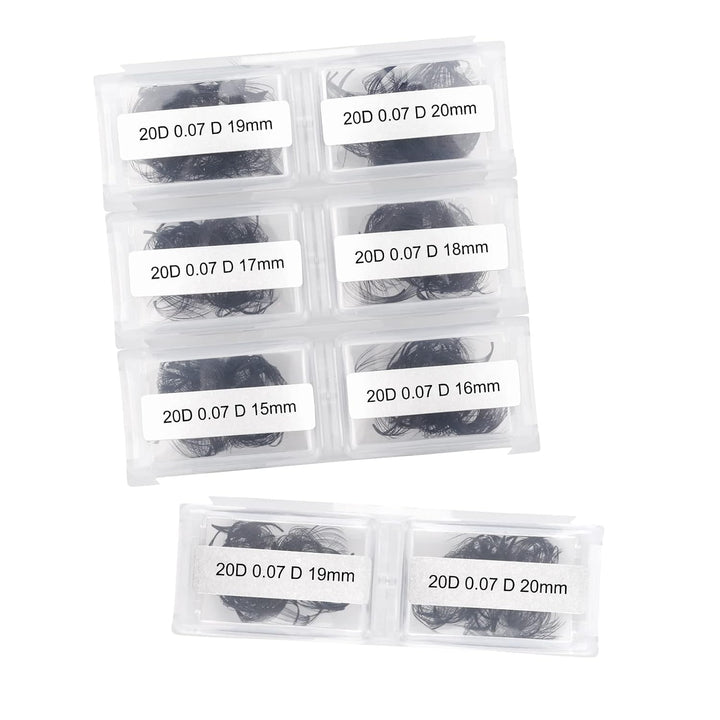 FADLASH 2024 Version Wimpern Extension Vorgefertigte Fächer Premade Professionell Mixed 600pcs 20D 1