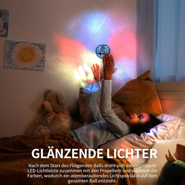 Fliegender Ball Spielzeug (Blau, Verbessert): LED Hover Orb, Boomerang Ball, Flying Toys für Mädchen