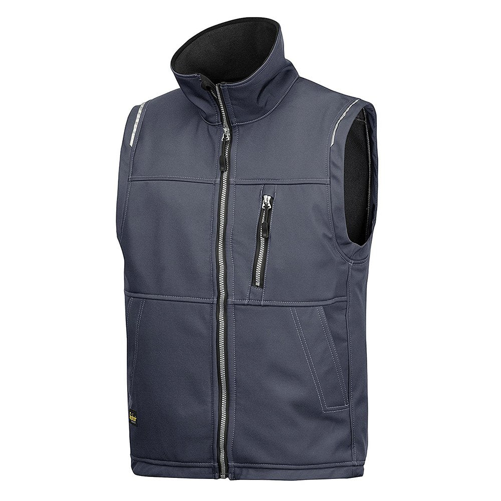 Snickers Soft Shell Weste Gr. XXL Regular 8 Stahlgrau, 8 Stahlgrau