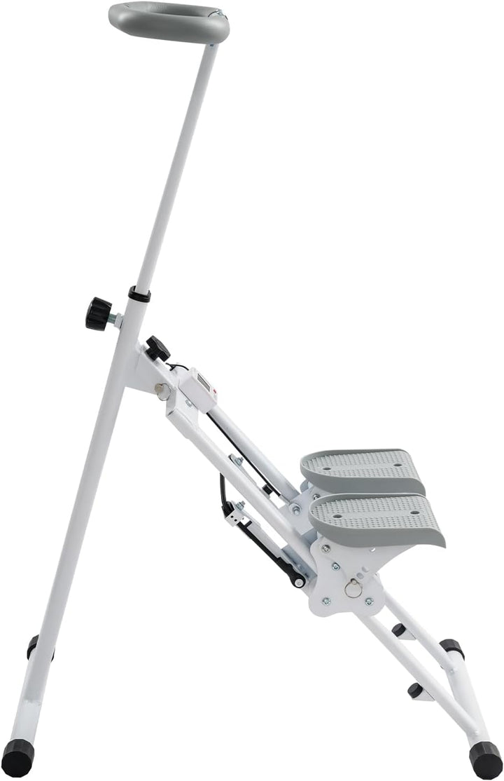 Treppe Stepper Klappbare vertikale Klettermaschine Verstellbar Treppensteiger mit LCD-Schirm und Han